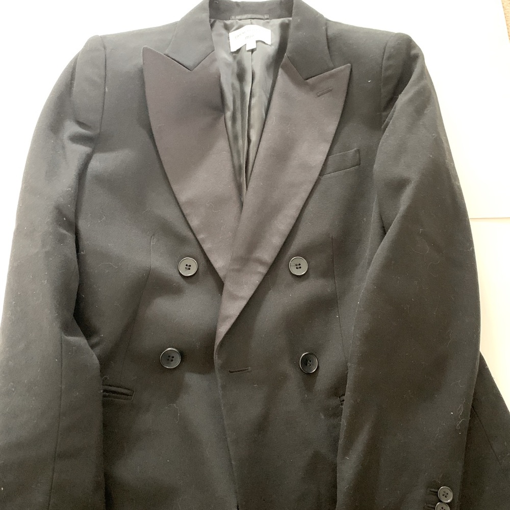 Carine Roitfied for Uniqlo tuxedo blazer